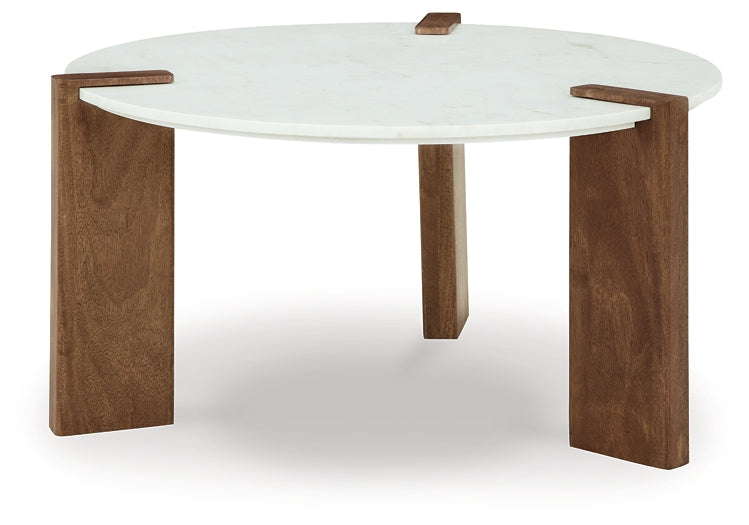 Ashley Express - Isanti Coffee Table with 2 End Tables